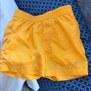 Marni Yellow Swim Trunks